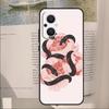Snake Flower Cover For OPPO Reno 7 8 Lite 11F 12F 13F 14F 10 11 12 13 14 Pro OPPO Find X6 X8 X9 Pro Case