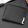 Стильный мужской деловой кошелек - большая вместимость, отделения для нескольких карт, зажим для билетов, держатель для карт для молодых специалистов