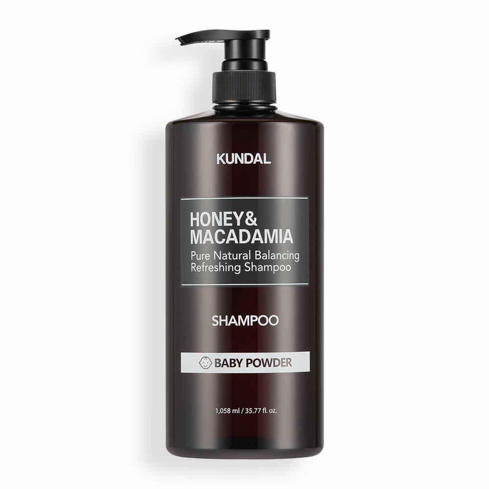 1 шампунь Kundal Nature 1058 мл + 1 гель для душа Pure Body Wash 1058 мл, корейская косметика с приятным ароматом