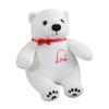 Bowtie Bear White Plush Toy Cartoon Animal Stuffed Doll Decoration Gift Kids