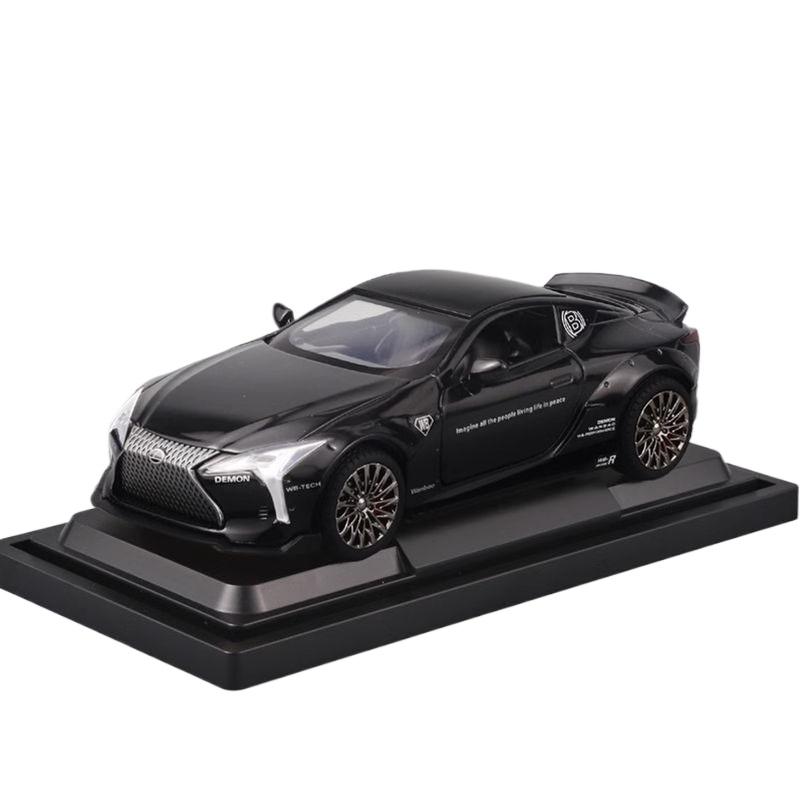 1/32 литой игрушечный автомобиль LEXUS LC500 спортивный автомобиль металлическая модель имитация с инерционным звуком и светом коллекция детский подарок