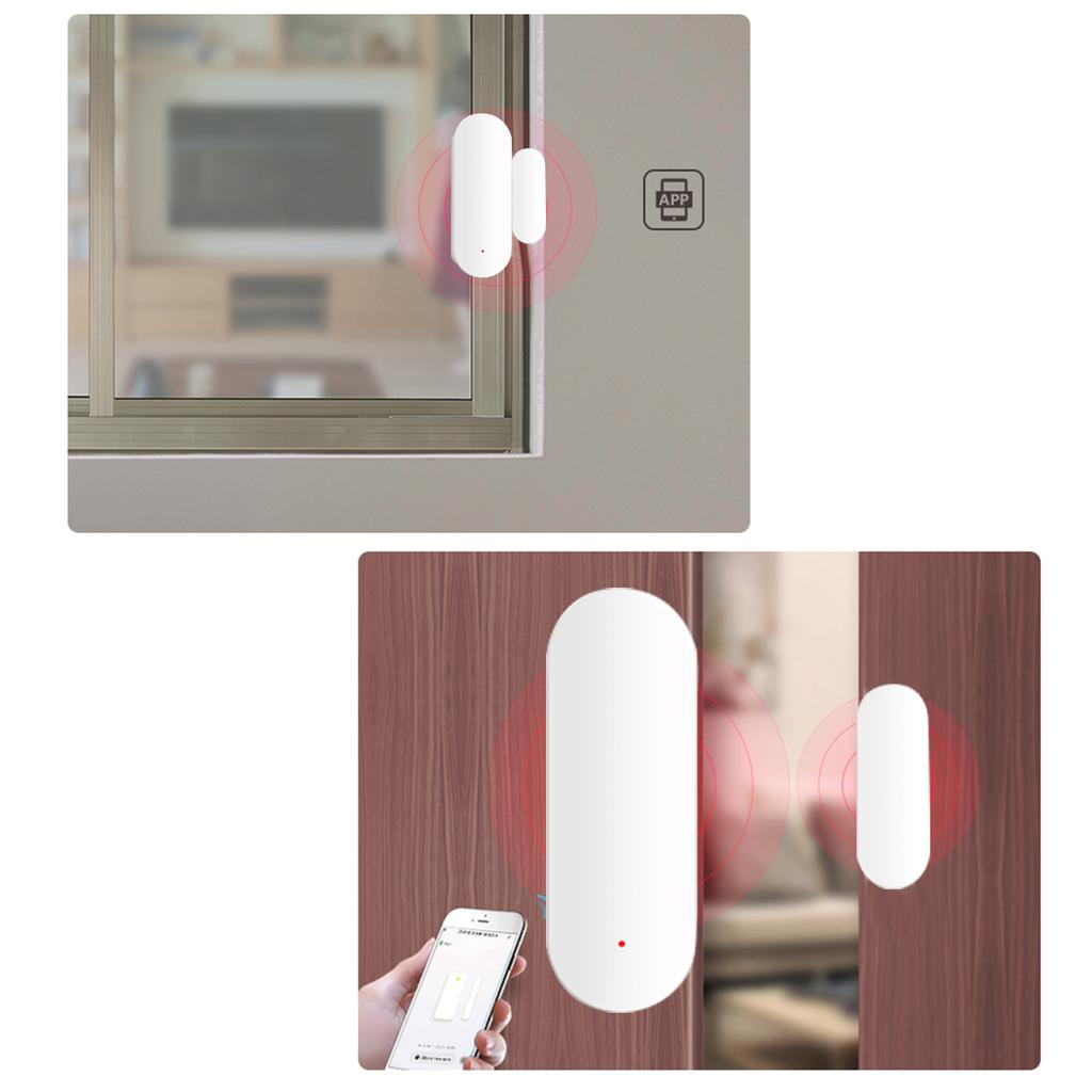 Zigbee Smart Door Sensor Tuya APP Control Door Open / Closed Detector Magnetic Switch Window Sensor