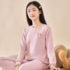 Teen student long johns boys older children thermal underwear little girl bottoming cotton sweater children pajamas set