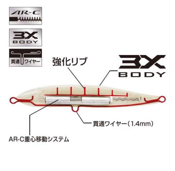 Shimano Saltwater Lure Sinking Pencil Colt Sniper Rock Slide 120S Jet Boost 013 Kyorin Blue OL-212P