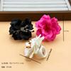 Vacation-Style Acrylic Flower Ring Fashionable Individual High-End Three-Dimensional Clothing Decoration Accessory For Women