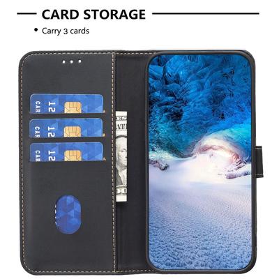 BINFEN COLOR BF17 Чехол для Oppo Reno12 F 5G Кожаный чехол для телефона Кошелек Подставка