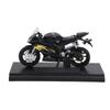 1:18 Модель Мотоцикла Игрушка Высокая Симуляция Компактный Миниатюрный Мотоцикл Коллекционная Игрушка Черный