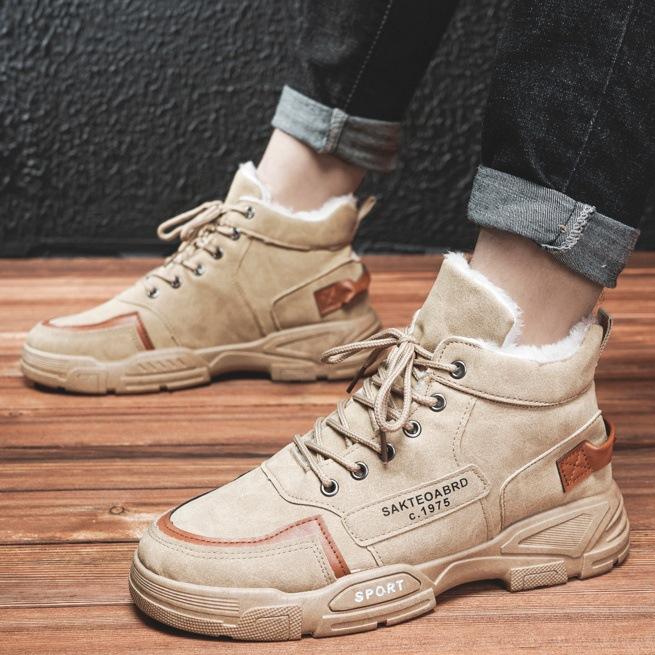 Ботинки Martin мужские туфли новые зимние бархатные утолщенные термохлопковые туфли мужская повседневная обувь уличные зимние ботинки мужская обувь