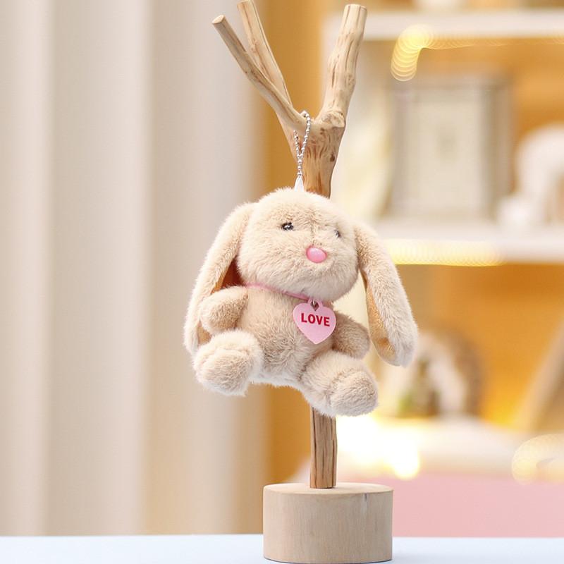 Soft And Huggable Plush Rabbit Toy Beautiful Gift For Girls Perfect For Keychains