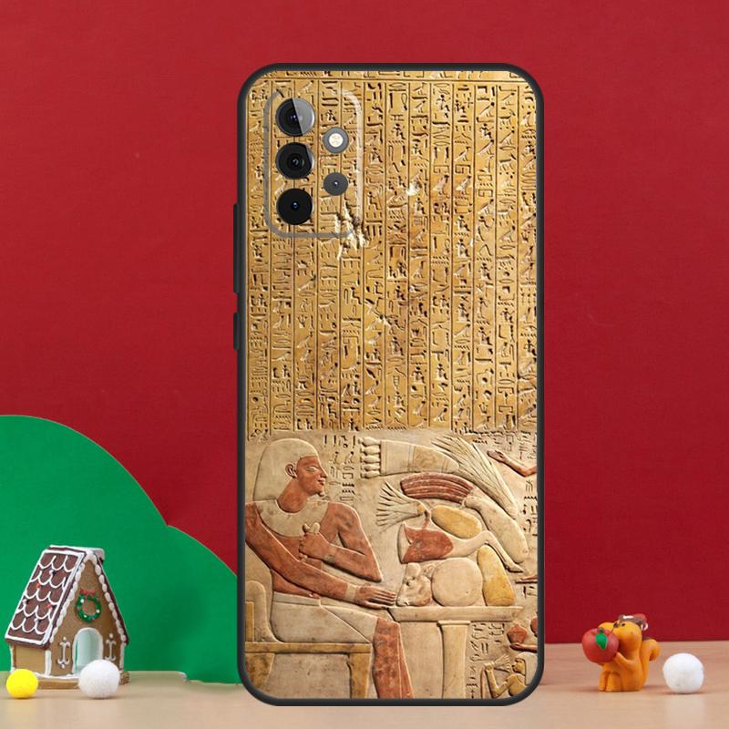Кейс с фреской Фараона Египта для Samsung Galaxy A17 A06 A16 A56 A36 A54 A34 A14 A52 A32 A13 A23 A33 A53 A15 A35 A55