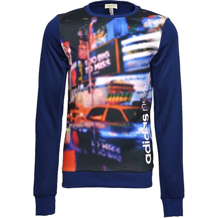 Adidas Neo Sweatshirt Men's Blue BQ0466