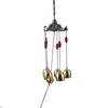 Best Wishes Lucky Metal Wind Chime Bell Outdoor Garden Classical Pavilion Hanging Decoration
