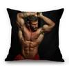 Сексуальный красавчик Джок Мужчина Гладиатор Горячая модель Мускулы Альбом Парень Хлопок Лен Домашнее украшение Наволочка для диванной подушки Чехол для подушки