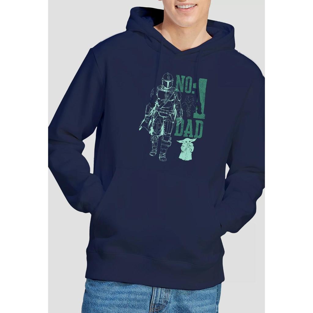 Star Wars: The Mandalorian Mens No. 1 Dad Mando Hoodie