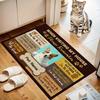 Коврик для входа в дом Коврик перед дверью Входной коврик для двери Внутренний коврик для домашнего питомца Собака Подарок Ванная Кухня Придверный коврик Садовый ковер Ковер Забавный Интересный