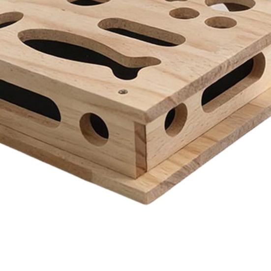 Коробка-когтеточка для кошек 3-в-1, Когтеточка-головоломка для кошек, Игрушка-пилка для когтей, Защищает мебель, Для домашних кошек, Ментальная стимуляция
