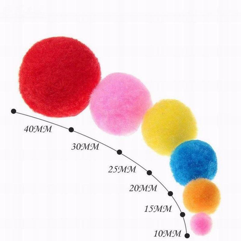 Вечеринка Фестиваль Мягкие Пушистые Шарики Пушистые Помпоны Украшения DIY Шитье Рукоделие Плюшевое Рукоделие Помпоны