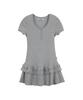 Ratsyu Lotsyou_Henly Neck Dress Melange Gray