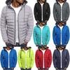 Men's Winter Zipper Warm Down Hoodie Jacket Packable Light  Coat