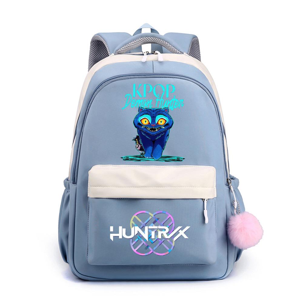 Cute Anime K-Pop Printed Large Capacity Backpack for Teenger Student Girl Boy Schoolbag Bookbag Kid Gift Women Waterproof Travel Bag Mochila