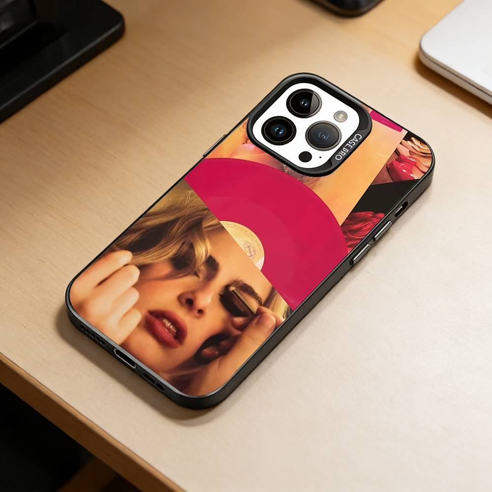 Чехол для телефона singer-Addison Rae для iPhone 17,16,15,14,13,12,11 Plus,Pro Max,XS, Цветной серебристый чехол для телефона Funda Cover