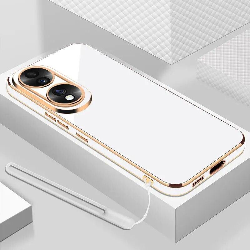 Чехол для Honor X7b Honor X7B, чехол CLK-LX1 CLK-LX2 CLK-LX3, роскошный квадратный чехол для телефона Honor X7 X7A, противоударная задняя крышка