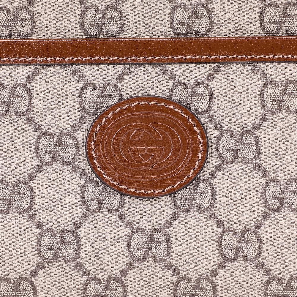 Gucci Mini Bag With Interlocking G Beige/Ebony/Brown Sugar Unisex Shoulder_bags 658572-92TCG-8563
