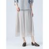 [Beams Heart] pants chiffon pleats wide pants ladies LIGHT.BEIGE ONE SIZE