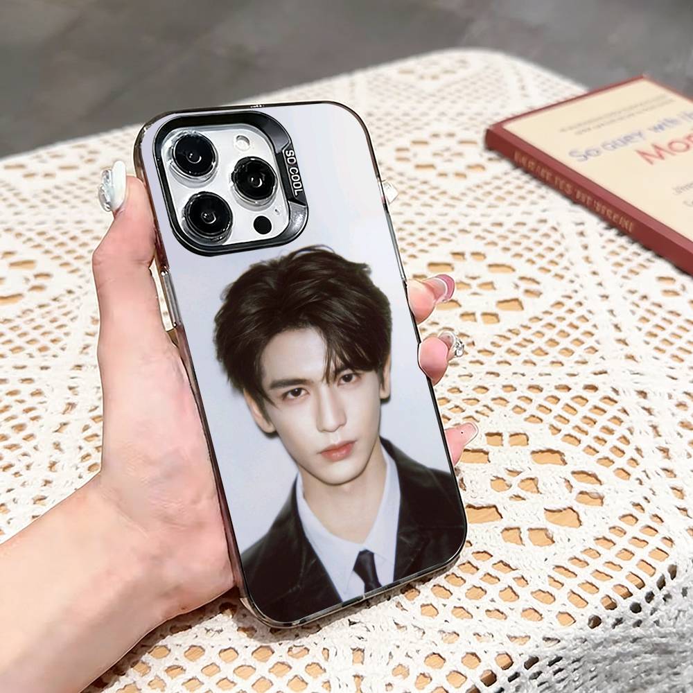 Красивый чехол для телефона Krien Zhang L-Linghe для iPhone 17,16,15,14,13,12,11 Plus,Pro Max,XS,Цветной серебристый чехол для телефона