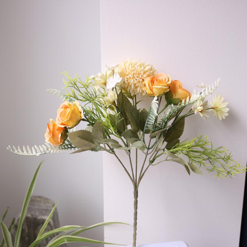 1 шт. Искусственный цветок Свадьба Дом Спальня Украшение Свадебный букет Гортензии Ваза Для улицы