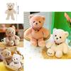 Lucky Teddy Bear Plush Toy For Girls Soft And Cuddly Stuffed Animal For Birthday Gift