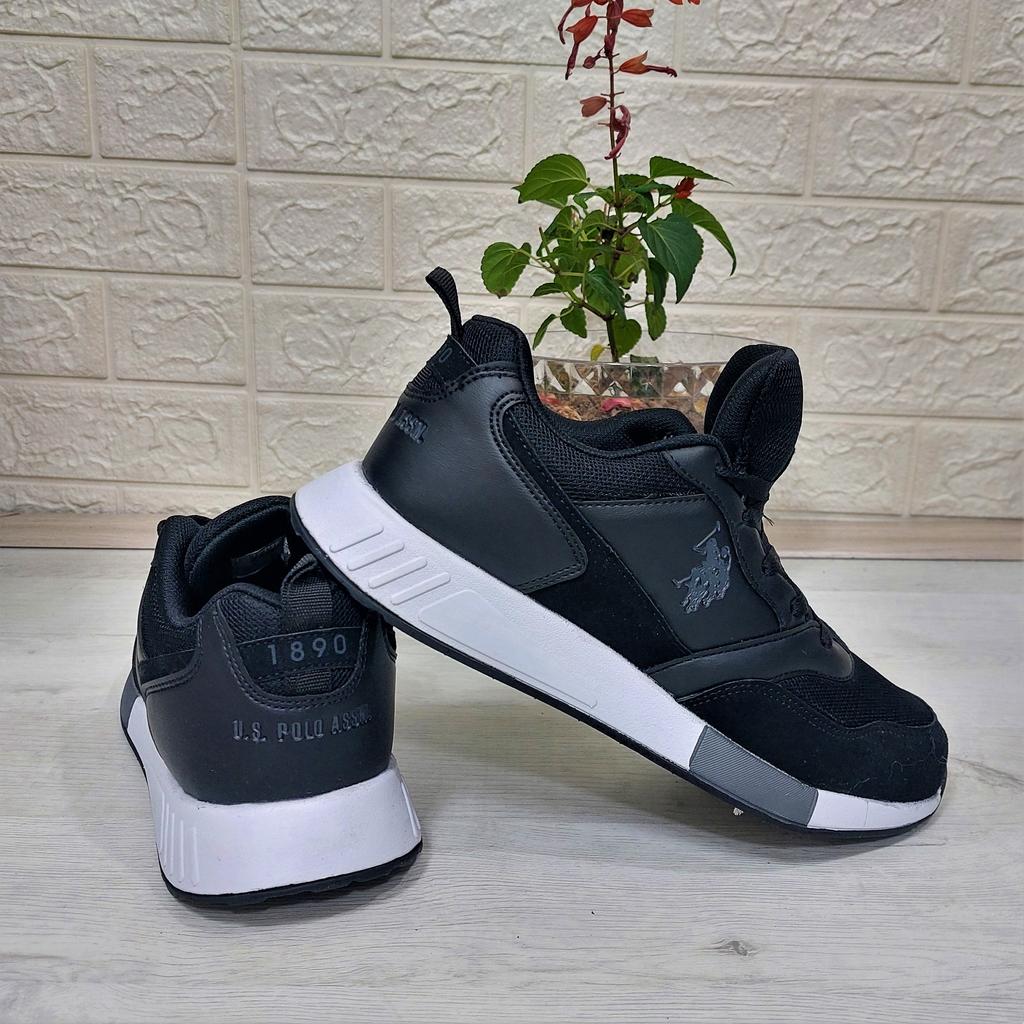 USPolo Janko Черная мужская спортивная обувь Faylon на легкой подошве