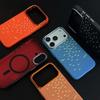 Магнитный чехол для iPhone 17 Pro Max в стиле Kevlar с металлическим каркасом и узором из углеродного волокна