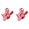 Car Air Freshener Pink Cat Rotating Propeller Air Outlet Perfume Diffuser