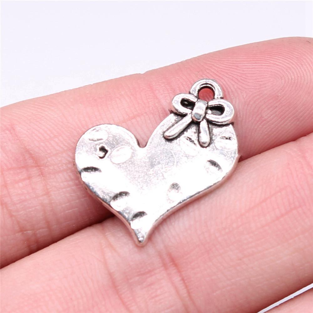 Подвеска в виде персикового сердца с подвесками Love Charms для мужчин, элегантные художественные принадлежности