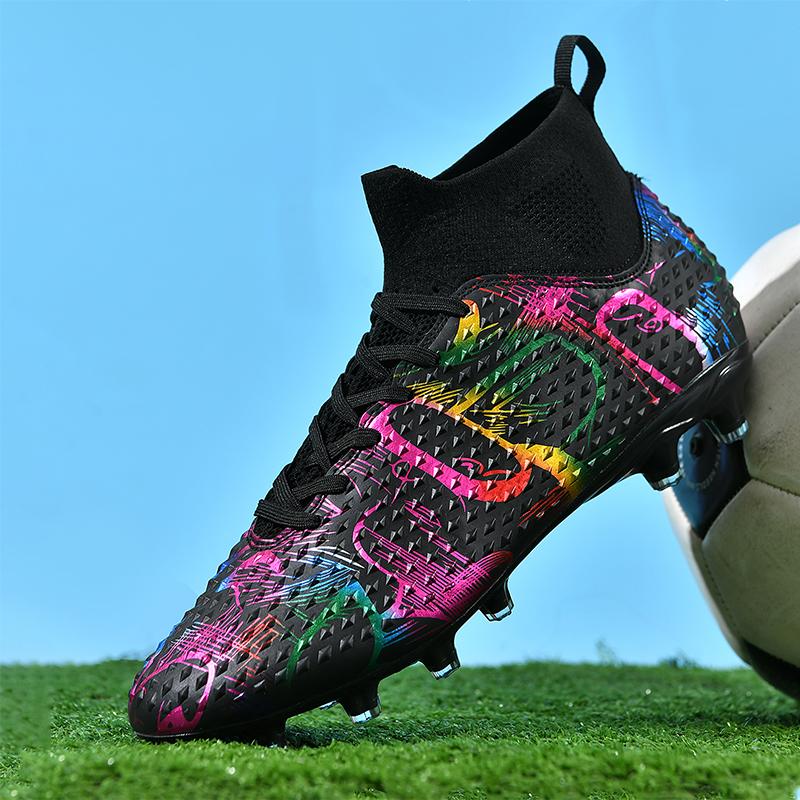 Men Soccer Shoes Kids Football Boots Women Professional Soccer Cleats Antiskid Chaussure Football FG Outdoor Football Shoes