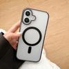 Роскошный магнитный чехол для телефона с беспроводной зарядкой для iPhone 16 15 Pro Max 16 Plus iPhone 14 13 12 11 для Magsafe полупрозрачная противоударная задняя крышка