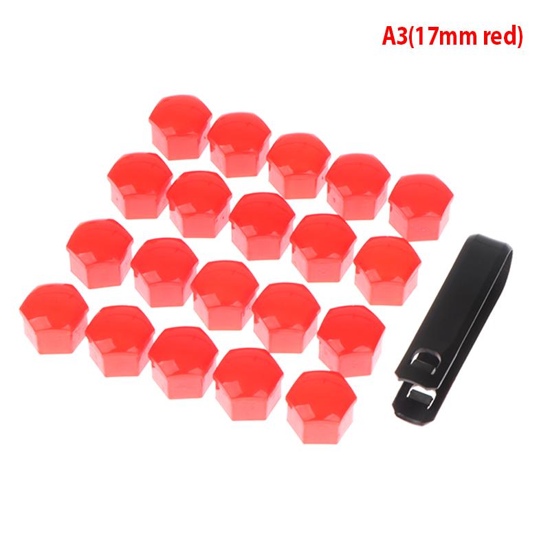 20 шт./компл. 17/19 мм колпачок гайки болта колеса пылезащитный чехол с инструментом для снятия ключа автомобильные аксессуары многоцветный