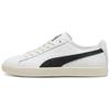 Clyde Leather White Black Unisex Sneakers Frosted-Ivory 398703-01
