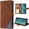Case for Samsung Galaxy A15 5G-4G, Brown, Foldable with Card Holder, Shockproof Protection In PU Leather Retro Design