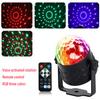 Crystal  Magic Disco Ball Sound Activated Led Stage Light with Remote Control Strobe Lamp