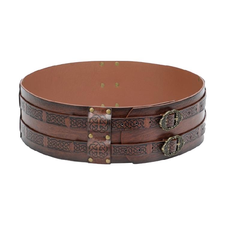 Norse Cosplay Belt Renassance Medieval Buckle Belt Halloween Men Costume