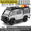 1:24 Land Rover Defender 110 Фургон Внедорожный Кемпинг Модифицированная Версия Металлический Сплав Литье под Давлением Модель Автомобиля Симуляция Транспортного Средства Домашний Модный