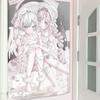 Гобелен из аниме Chobits, Розово-пастельная клубничная сладкая лолита, Настенное панно, Кавайный декор для спальни для отаку и фанатов