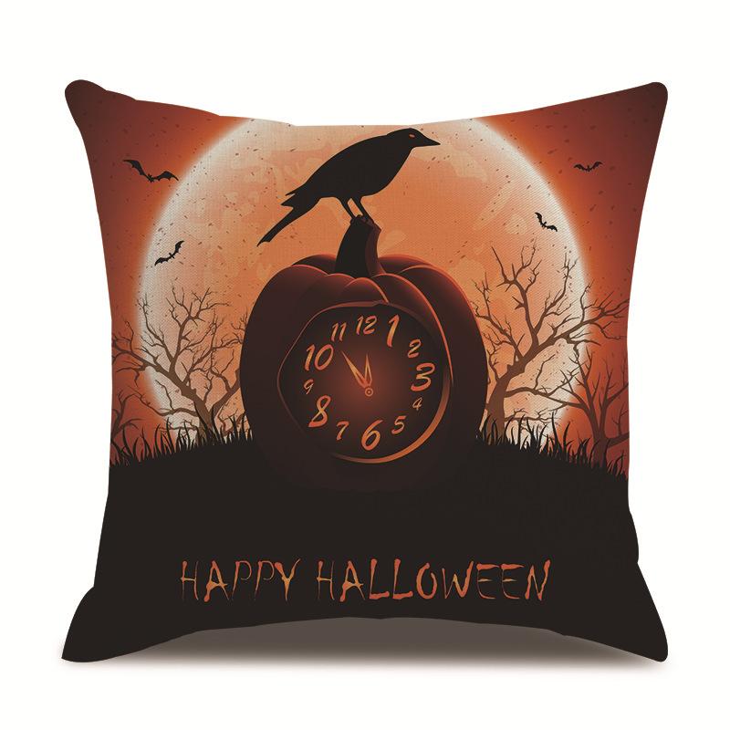 Хэллоуин Льняная Наволочка Наволочка с Принтом
