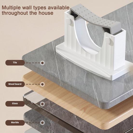 1/2/3 шт. держатель для швабры для ванной комнаты настенное крепление прочная несущая простая установка вешалка для метлы