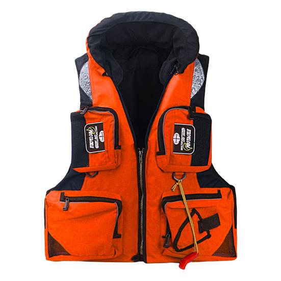 Life Vest Multi-pocket Detachable Large Buoyancy Bright Color Abrasion-resistant Water Assist Comfortable Adults Sea Fishing Water Sports Safety Life