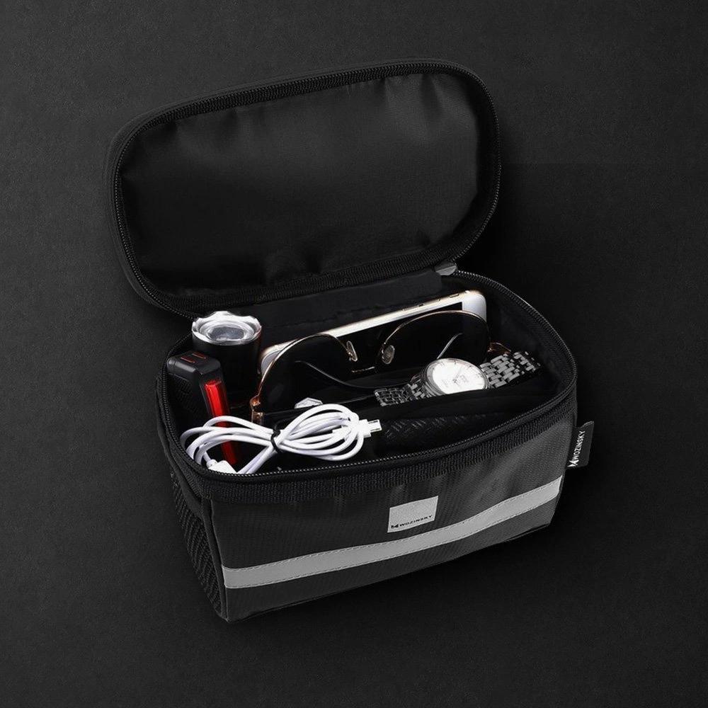 Wozinsky Handlebar Bike Bag With Phone Case 2 L Black (Wbb12Bk)