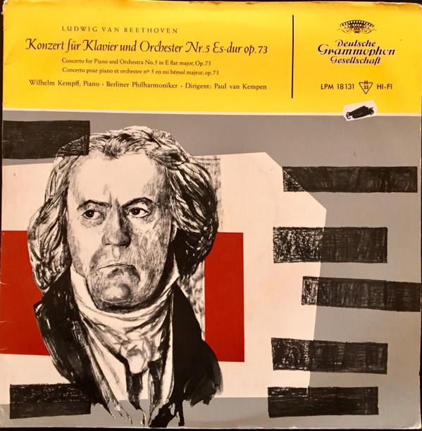 LP Record LUDWIG VAN BEETHOVEN, WILHELM KEMPF - Konzert Fur Klavier Und Orchester N LPM18131 Deutsche Grammo 1956 Germany Classical Used