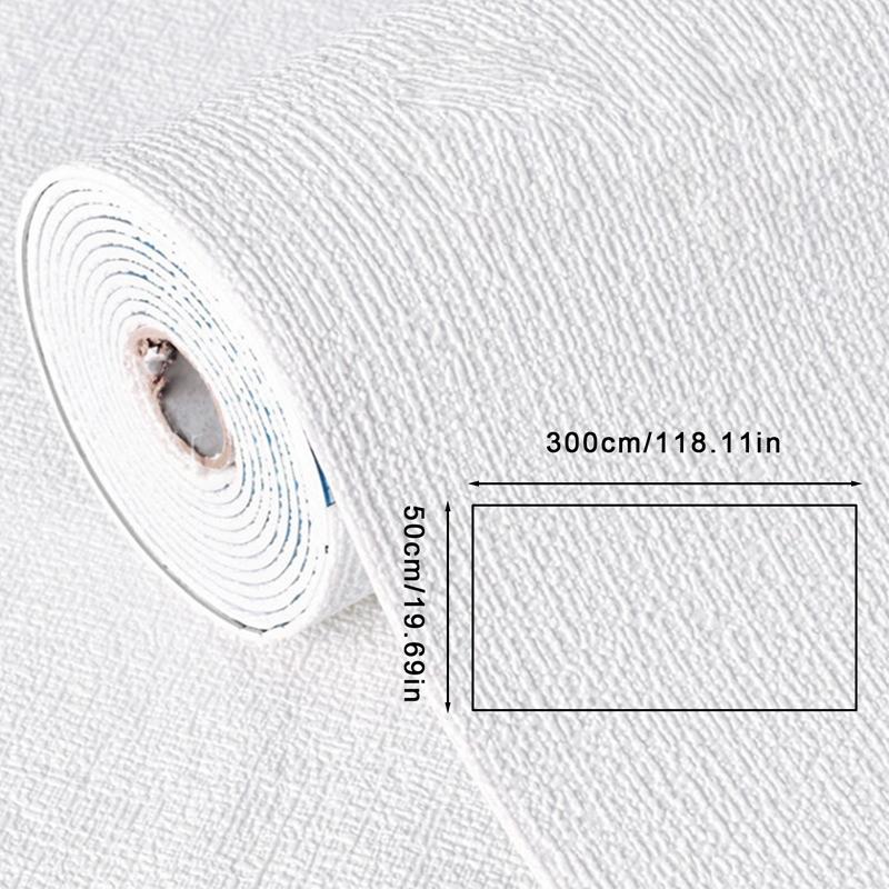 3м 3D XPE однотонные льняные обои самоклеящиеся водонепроницаемые и влагостойкие спальня гостиная фон украшение дома